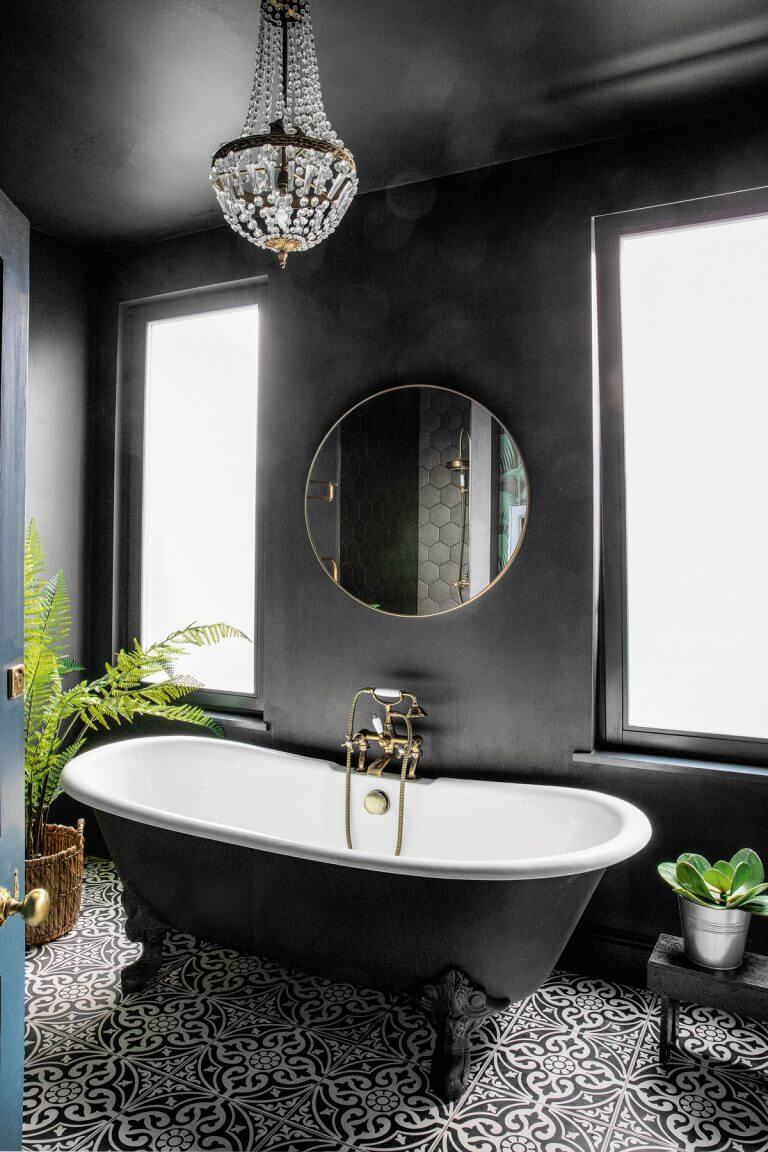 50 Amazing Black Bathroom Design Ideas - The Nordroom