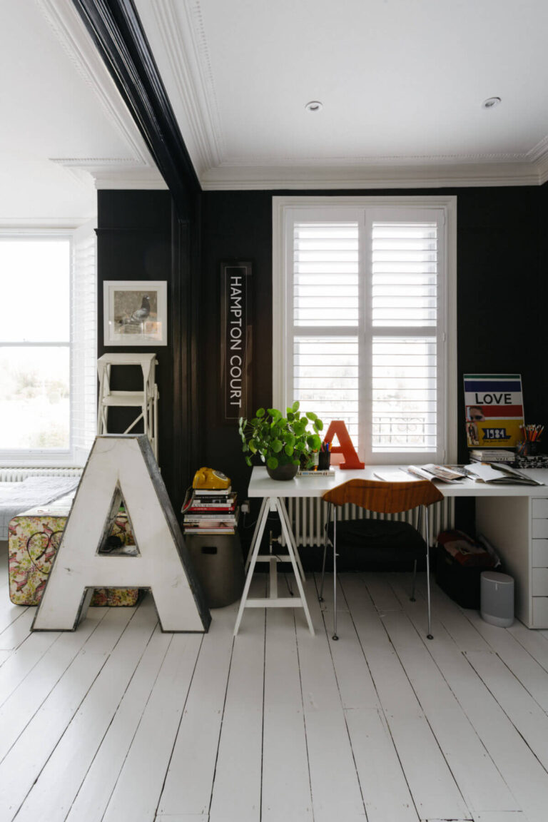 A Black and White Victorian House in London - The Nordroom