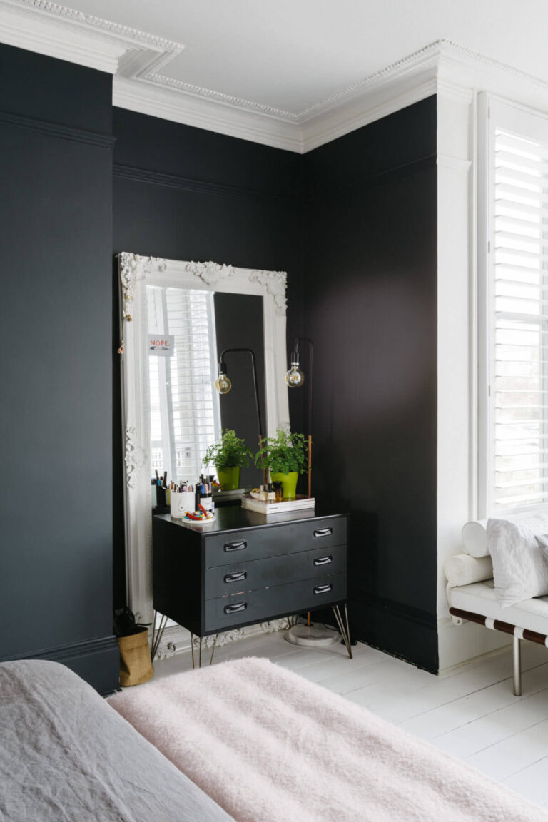 A Black and White Victorian House in London - The Nordroom