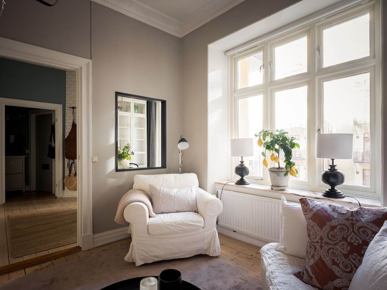 scandinavian-studio-apartment-white-furniture-gray-walls-nordroom