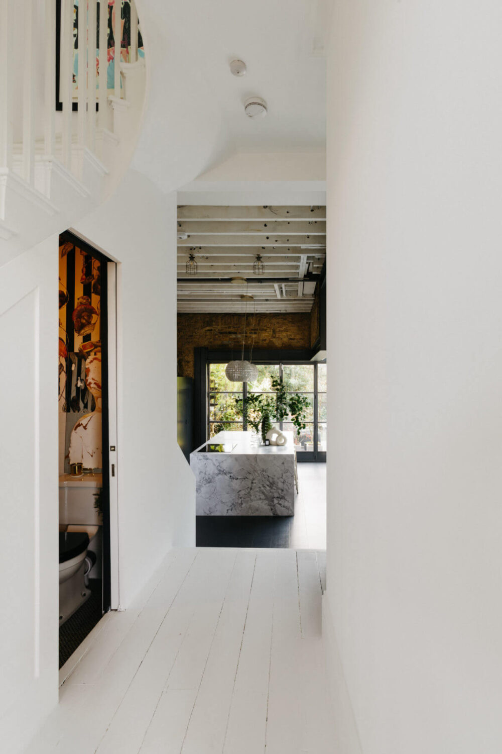 white-hallway-kitchen-marble-island-nordroom