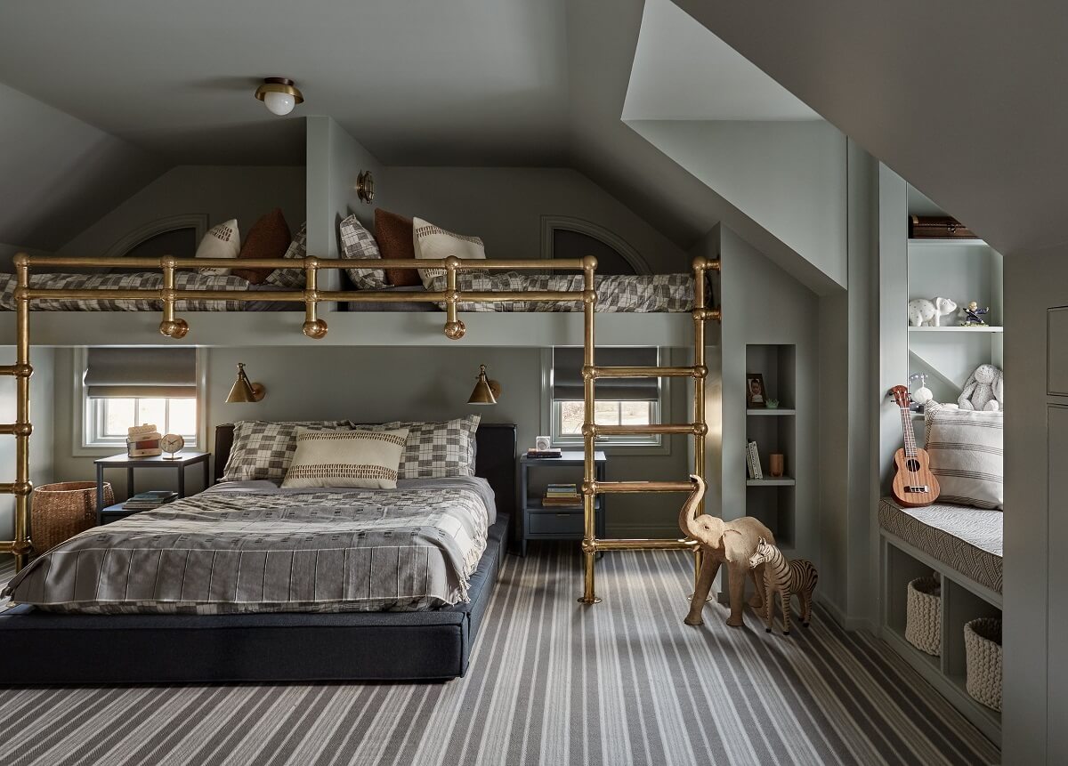 kids-bedroom-slanted-ceiling-custom-bunk-bed-nordroom