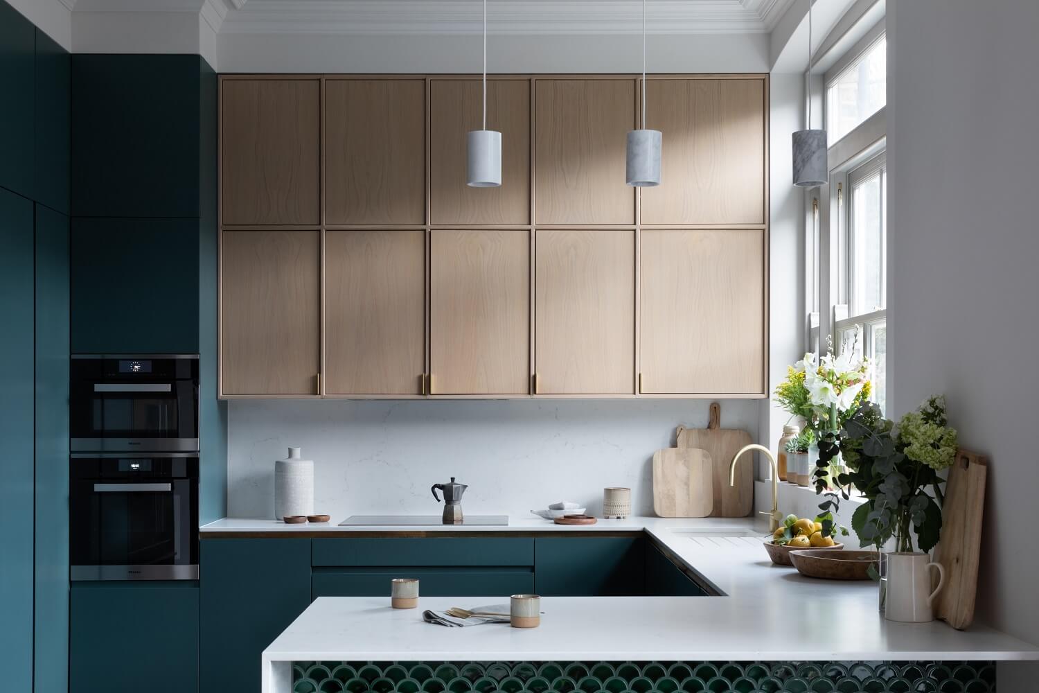 kitchen-modern-blue-cabinets-upper-cabinets-london-townhouse-nordroom