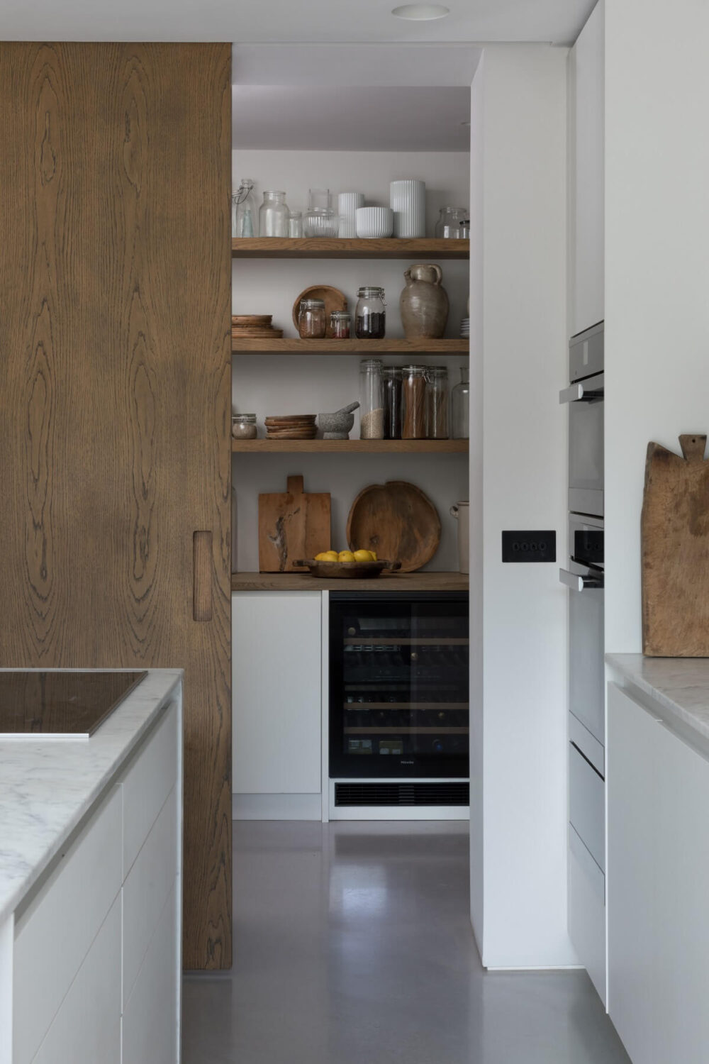modern-white-kitchen-utility-room-wooden-sliding-door-victorian-home-london-nordroom