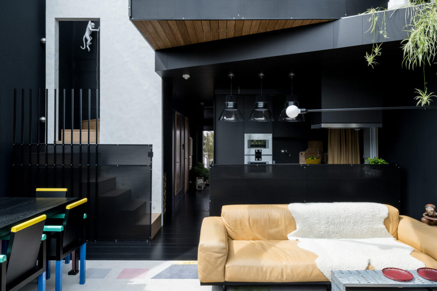 black-loft-kitchen-sitting-room-nordroom
