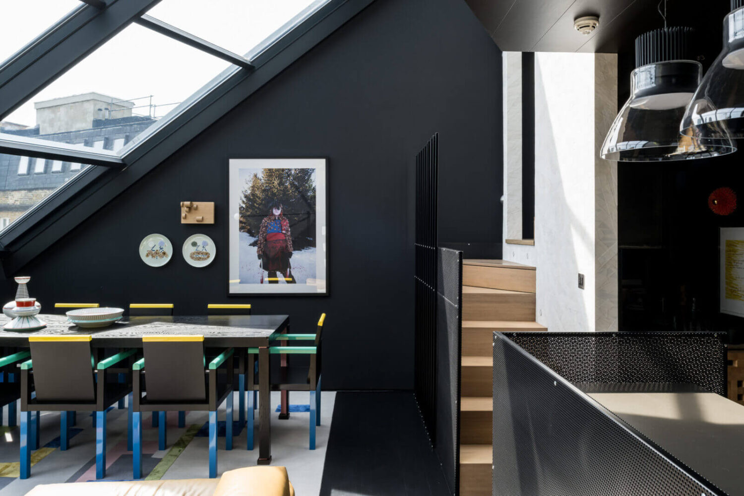 black-london-loft-dining-space-skylight-nordroom