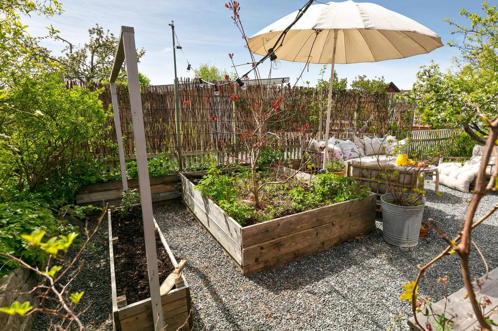 cottage garden sweden nordroom A Red Wooden Cottage on a Swedish Allotment