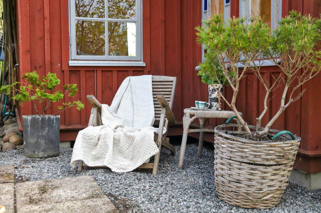 garden swedish cottage nordroom A Red Wooden Cottage on a Swedish Allotment