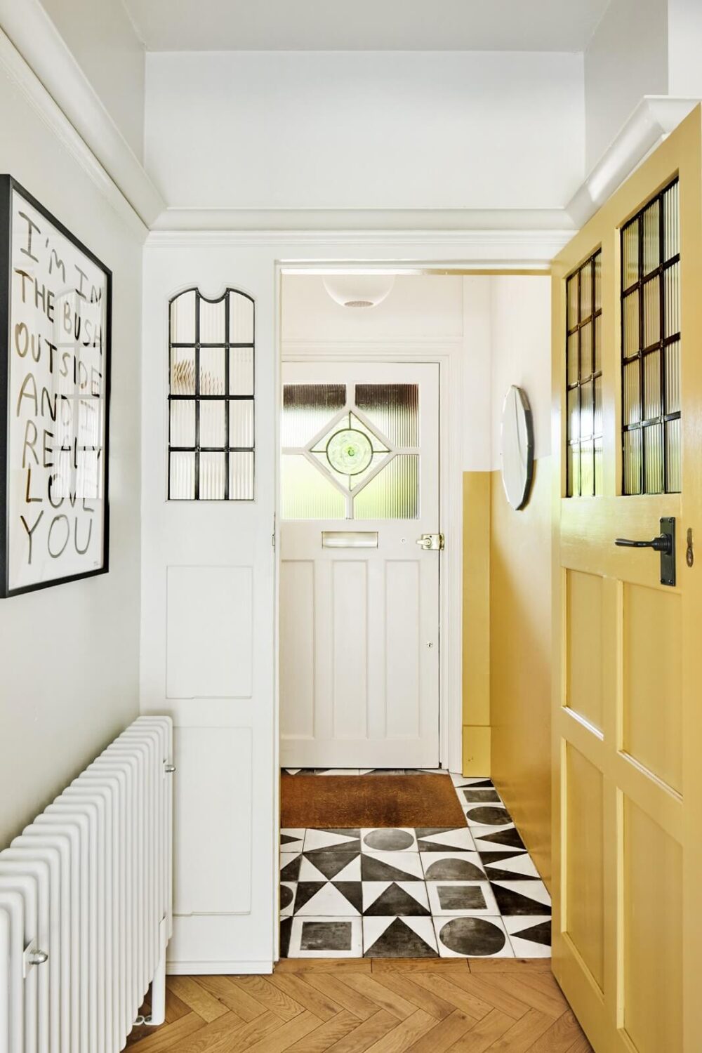 hallway-yellow-door-geometric-tiles-nordroom