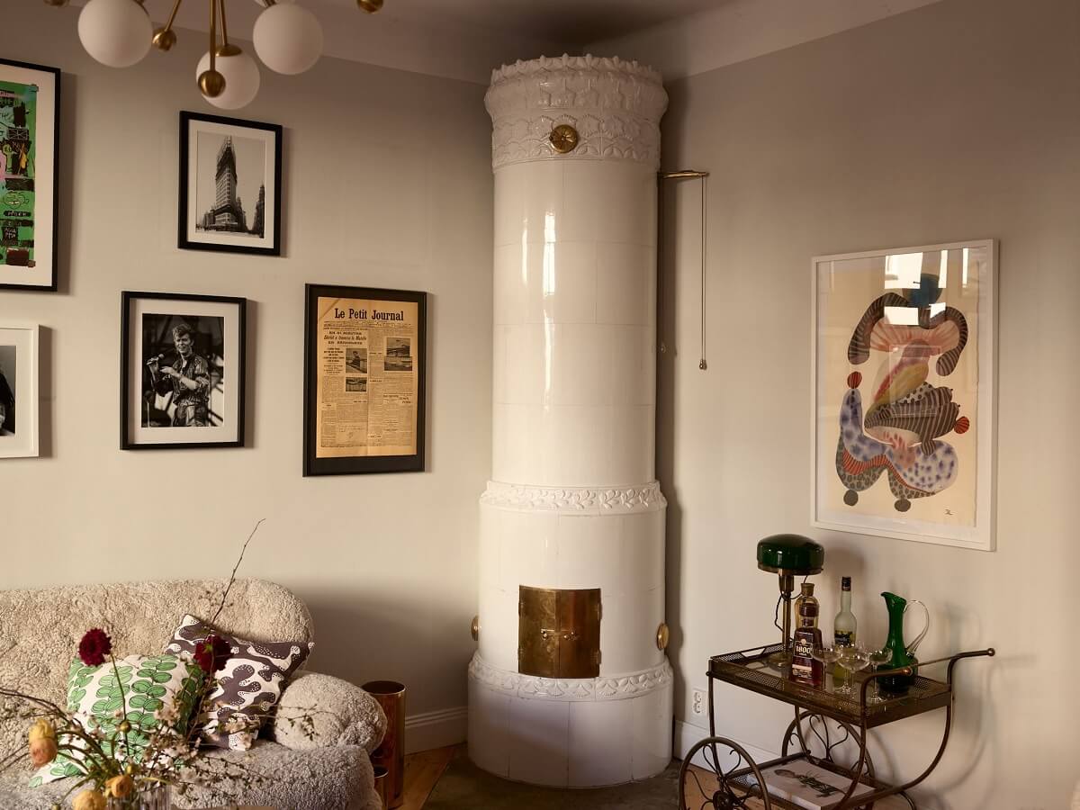 A Bedroom with Yellow French Wallpaper in a Small Scandi Home - The Nordroom A Bedroom with Yellow French Wallpaper in a Small Scandi Home - The Nordroom