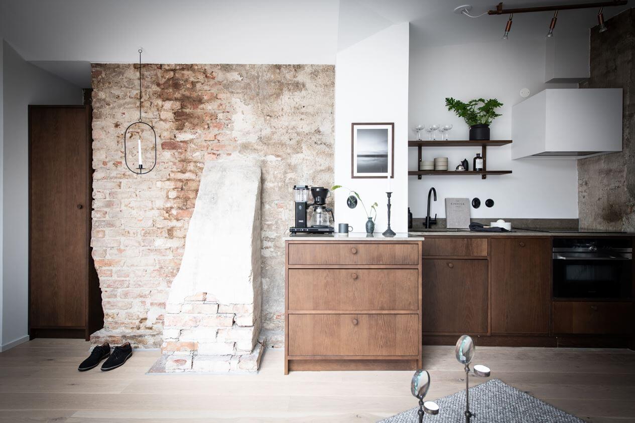 walnut-kitchen-penthouse-apartment-sweden-nordroom