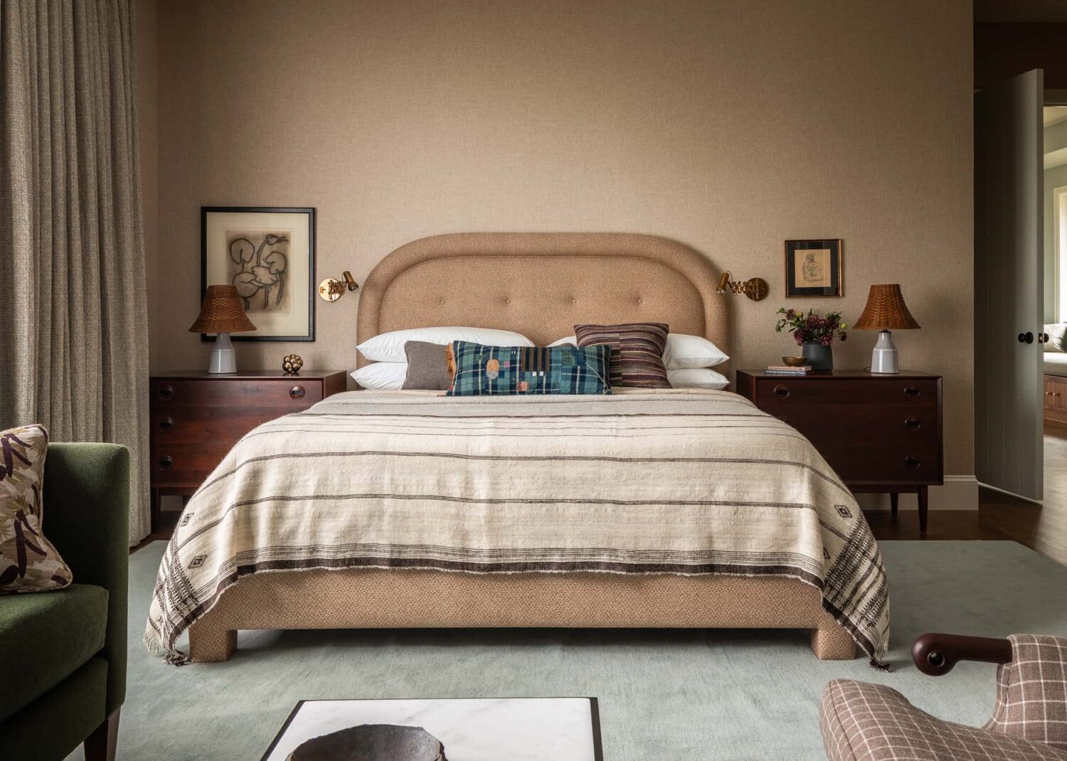 Heidi-Caillier-Design-interior-designer-home-decor-primary-bedroom-modern-traditional-wallpaper-bespoke-bed