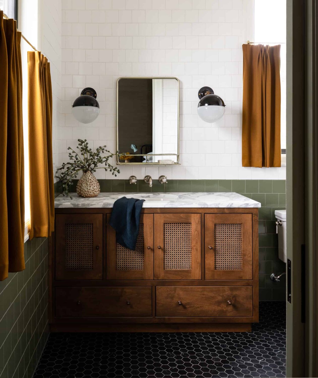 Heidi-Caillier-Design-luxury-interior-designer-green-bathroom-caned-vanity
