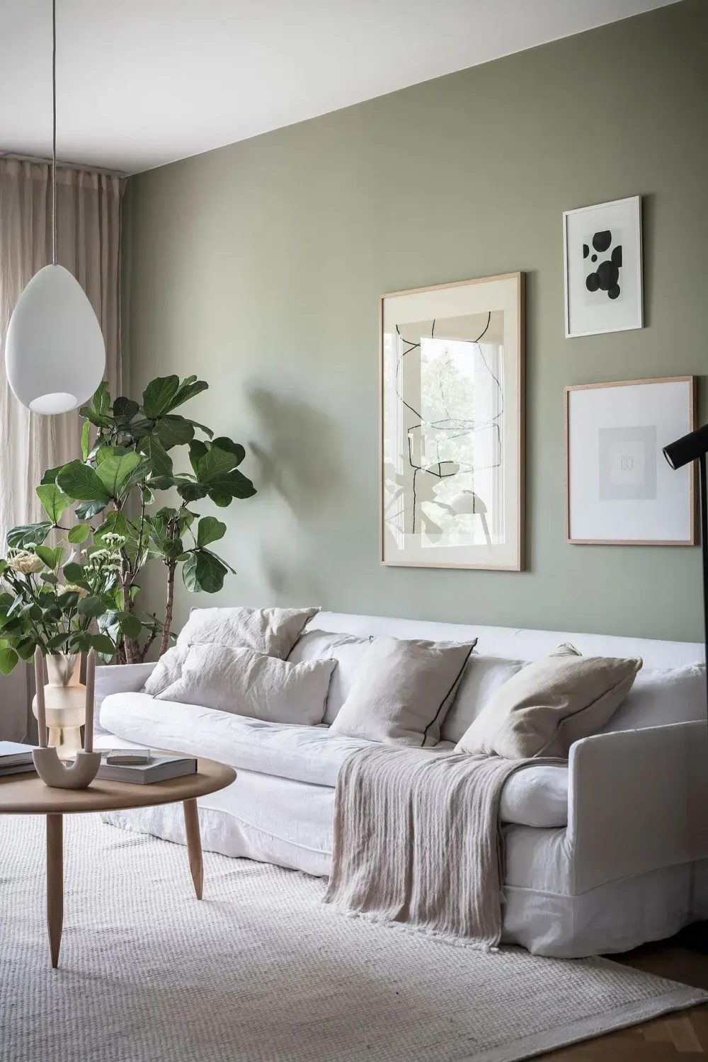 classic living room paint colors light green october mist benjamin moore nordroom The Best Classic Paint Colors For A Timeless Living Room