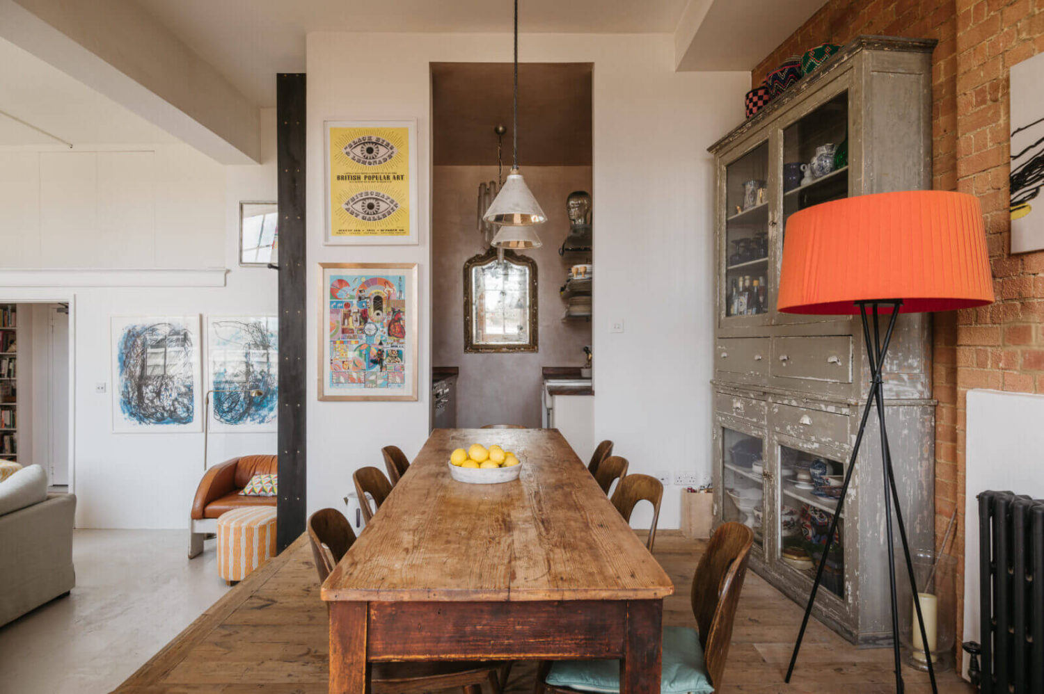 london-apartment-brick-wall-wooden-floor-dining-room-nordroom