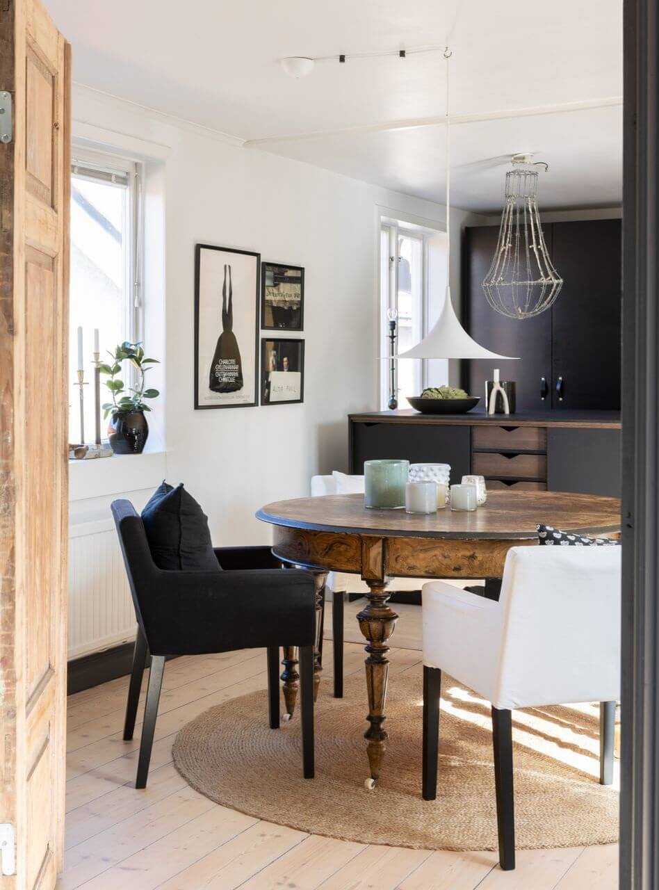 round-wooden-dining-table-kitchen-monochrome-nordic-home-nordroom