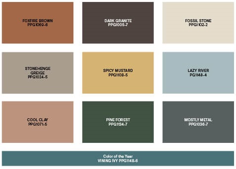 glidden color palette nordroom 2 Glidden & PPG Color of the Year 2023: Vining Ivy