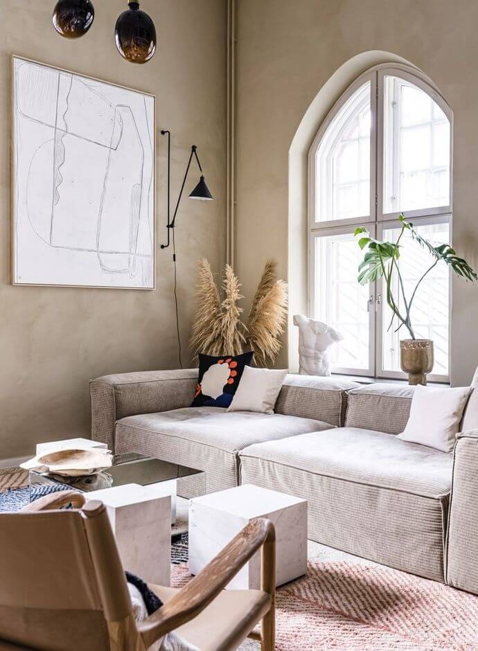 living-room-beige-walls-arched-windows-nordic-design-nordroom