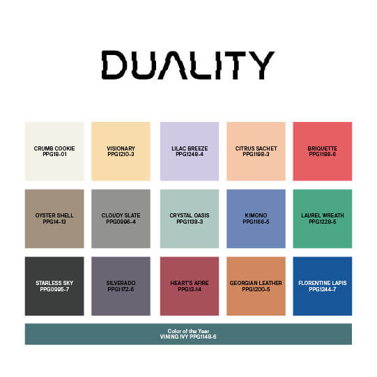 ppg duality color palette nordroom The Color Trends for 2023: Rich & Warm Natural Hues