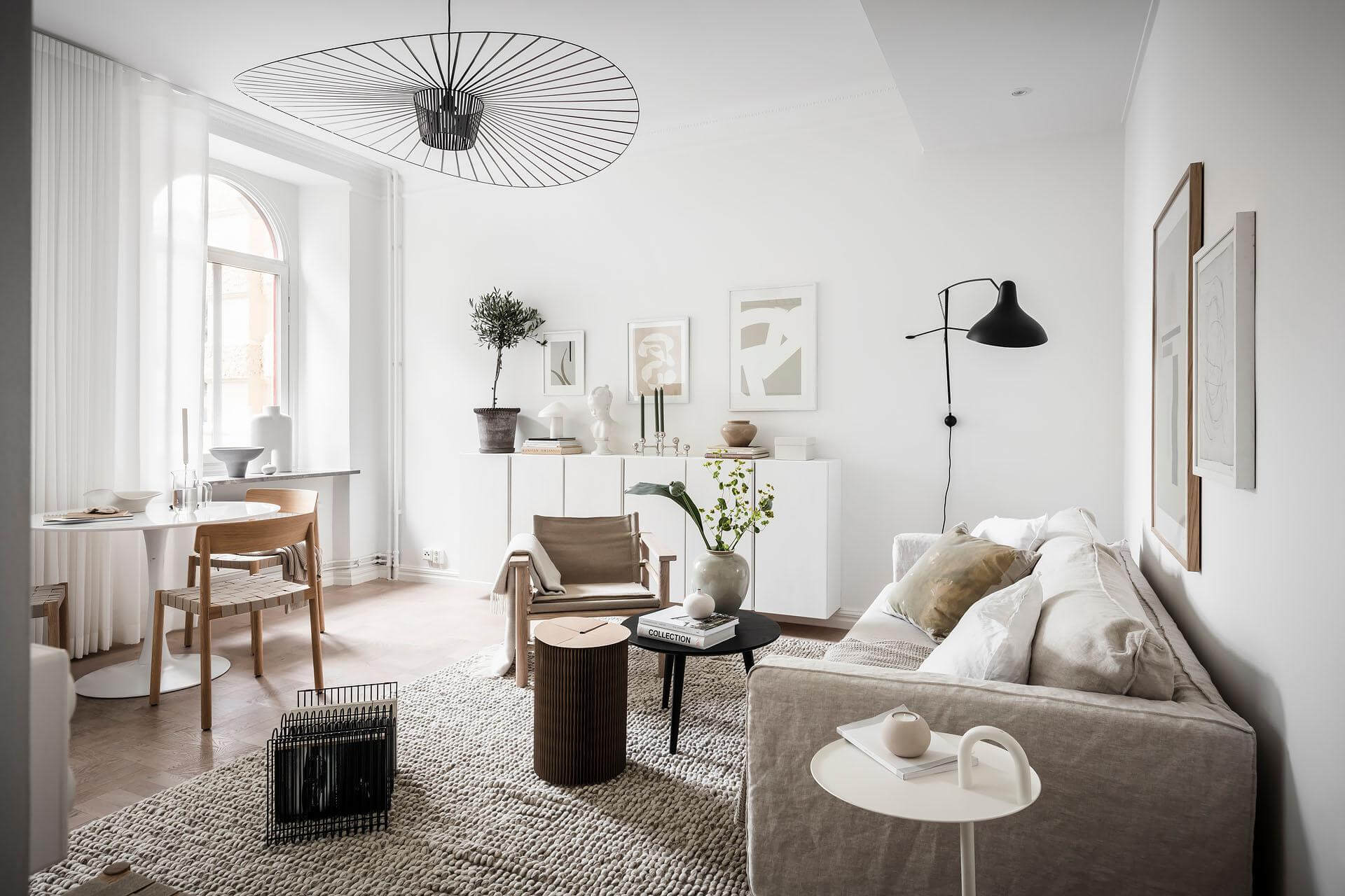 A Tiny and Stylish Nordic Apartment