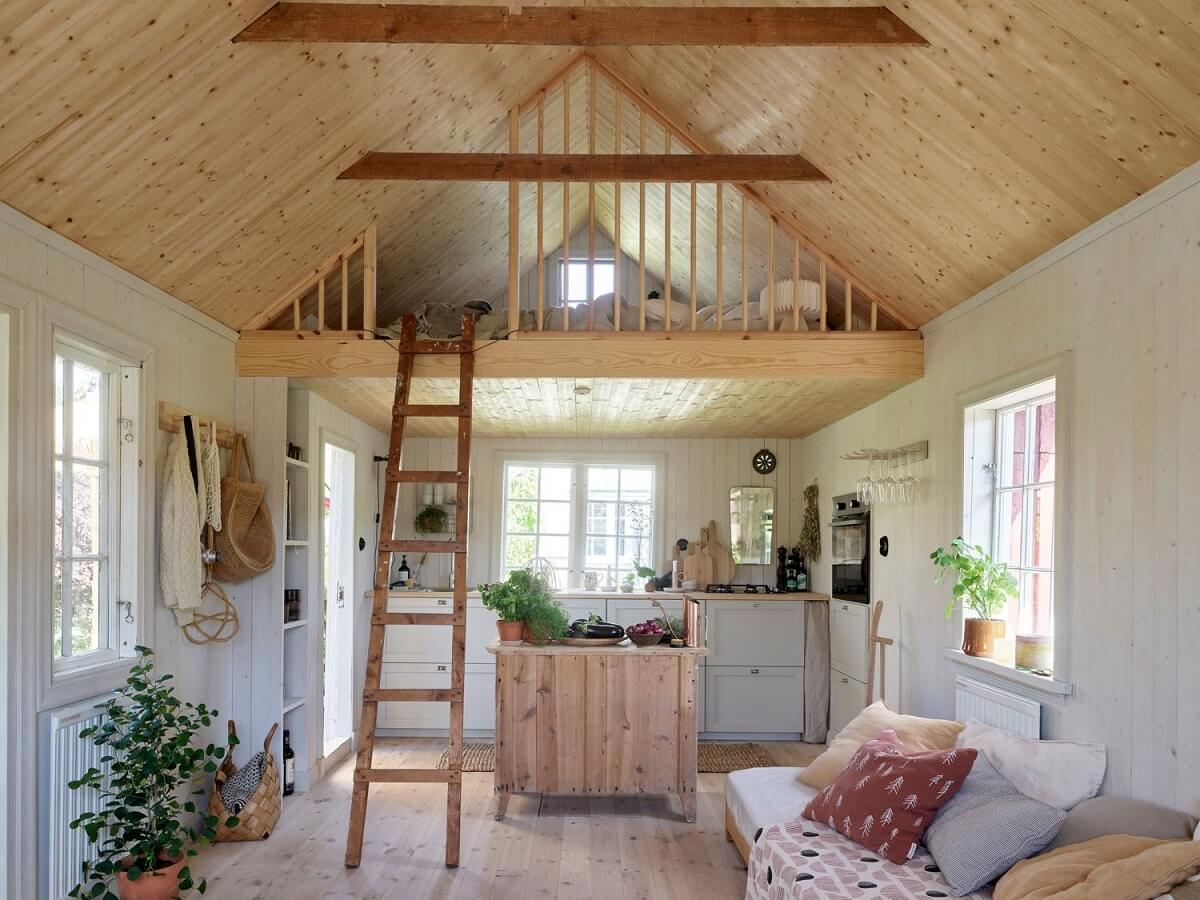 wooden-swedish-summerhouse-loft-bedroom-nordroom