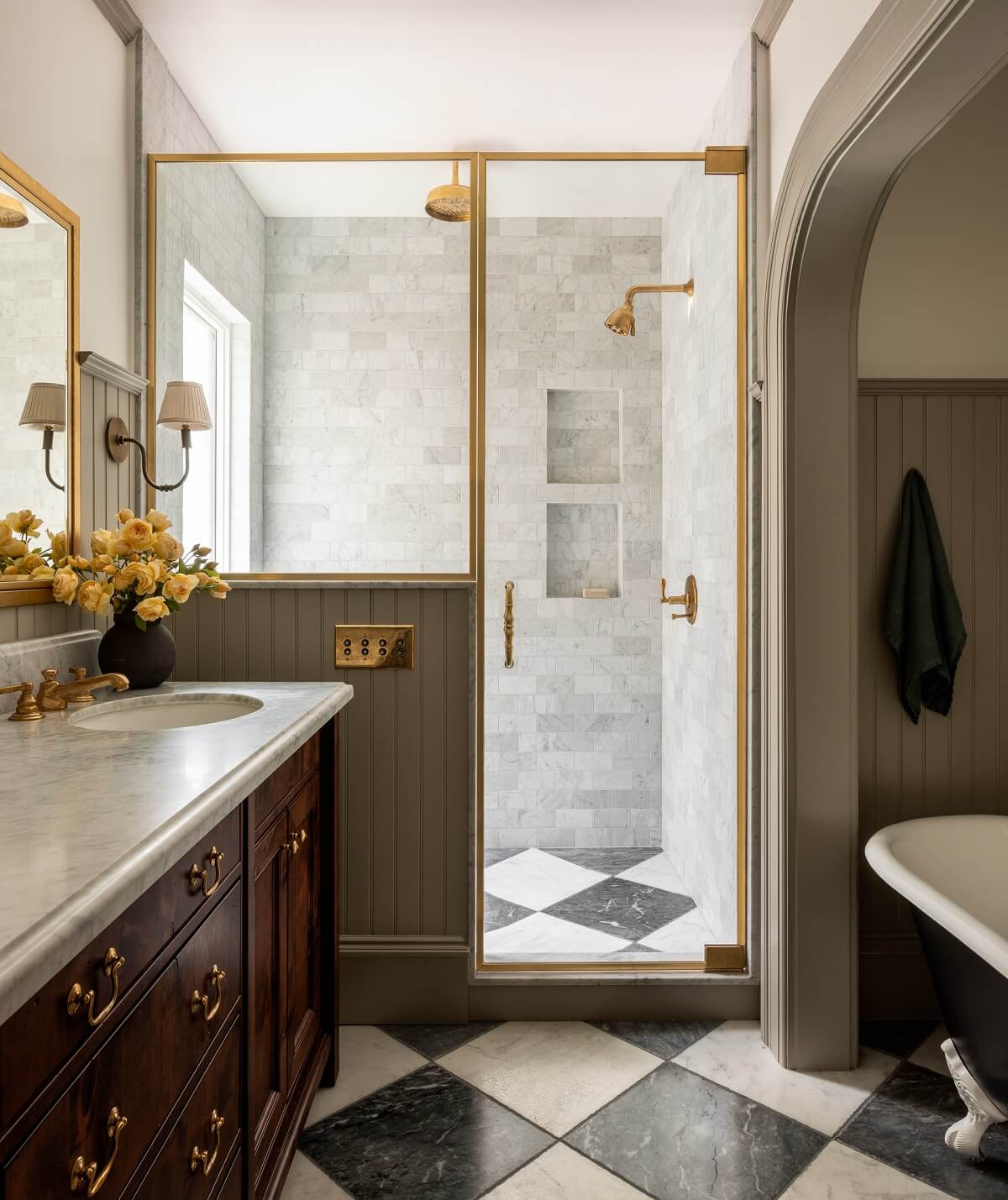 Heidi-Caillier-Design-Cow-Hollow-SF-interior-design-marble-floors-wood-vanity-bathroom
