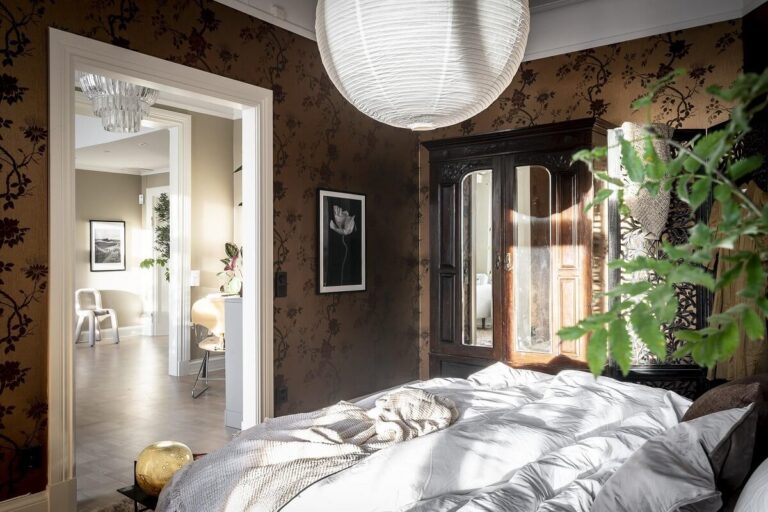 View of Magical Light in a Stylish Scandinavian Apartment - The Nordroom