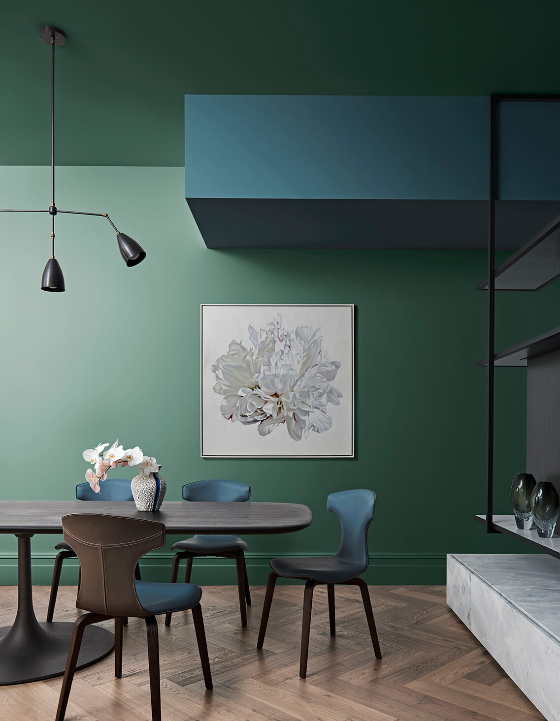 dulux balance color paltte green dining room nordroom The Color Trends for 2023: Rich & Warm Natural Hues