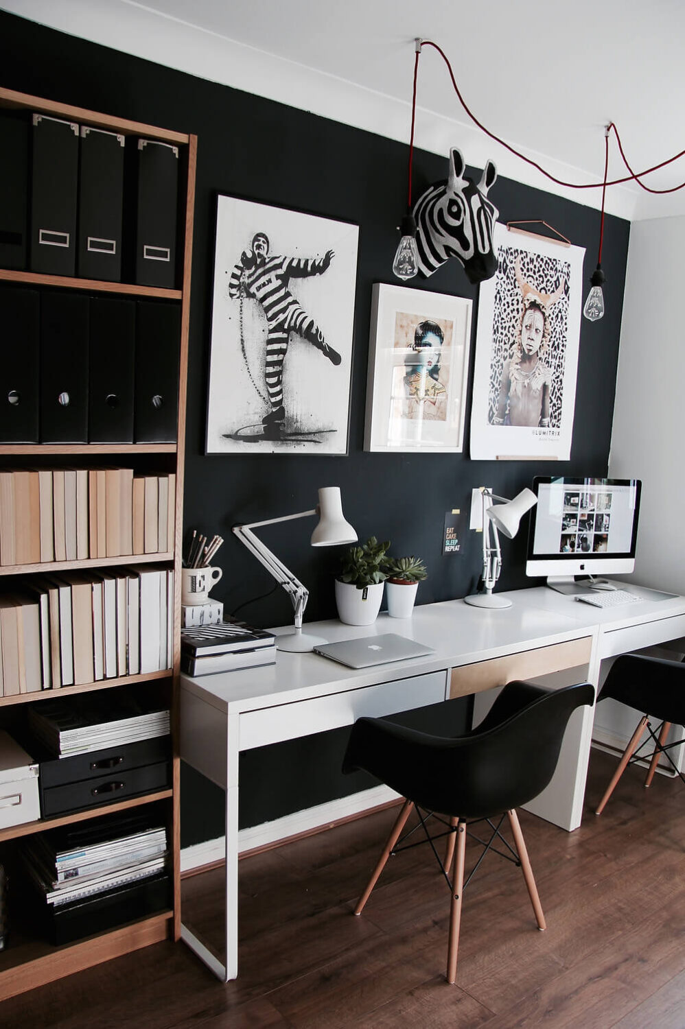 Double Desk IKEA Hacks That Will Boost Your Productivity - The