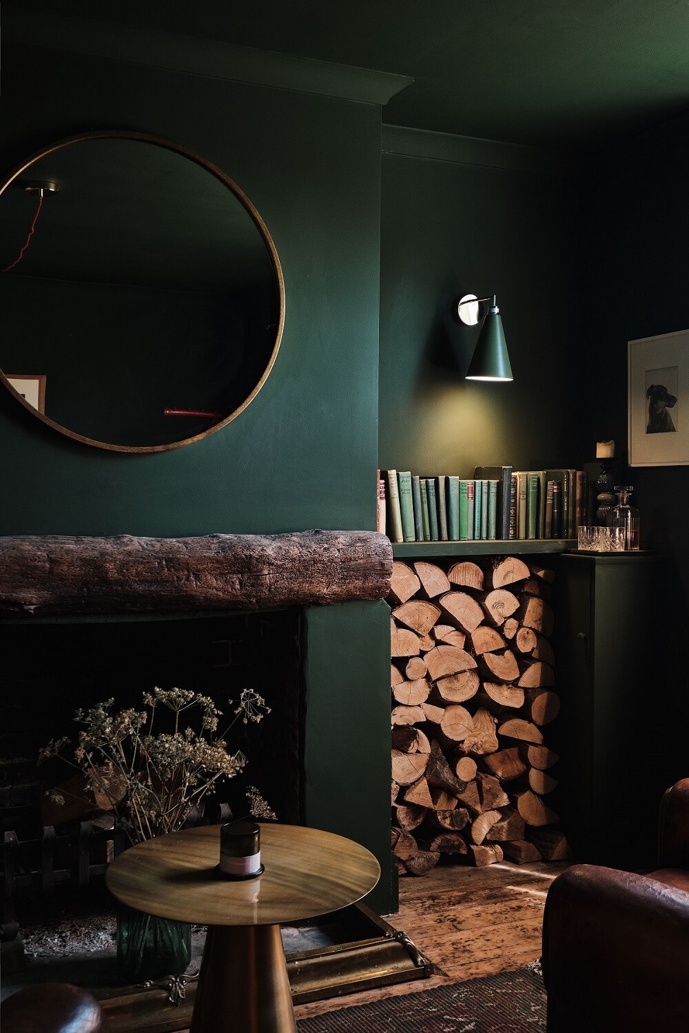 moody-green-sitting-room-fireplace-woodblocks-english-cottage-nordroom