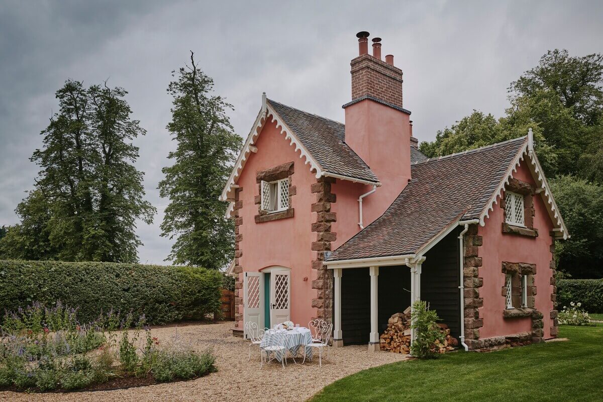 A Magical Pink Cottage in the English Countryside