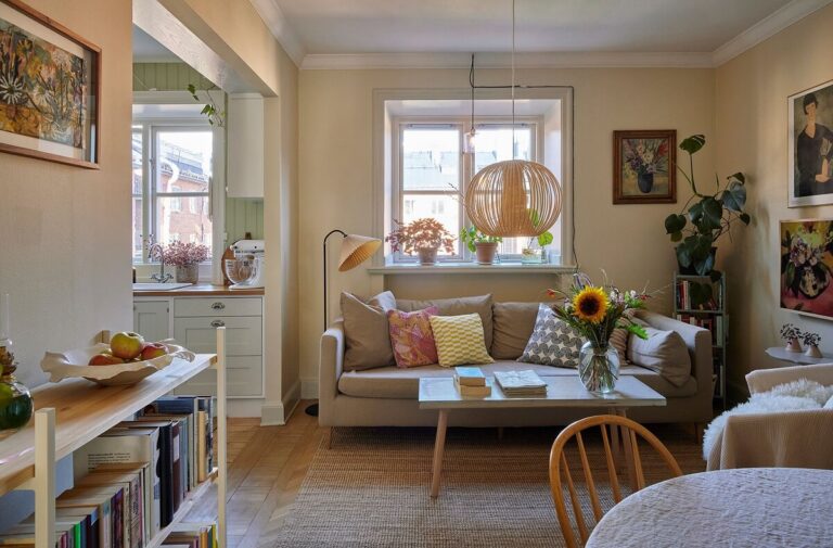 A Small Nordic Home Decorated in Warm Light Colors - The Nordroom - Nordic Style Small Home Renovations