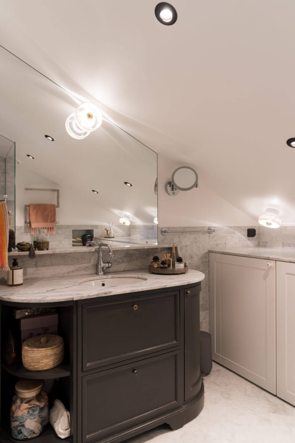 bathroom-sloped-ceiling-vintage-style-vanity-cabinet-nordroom