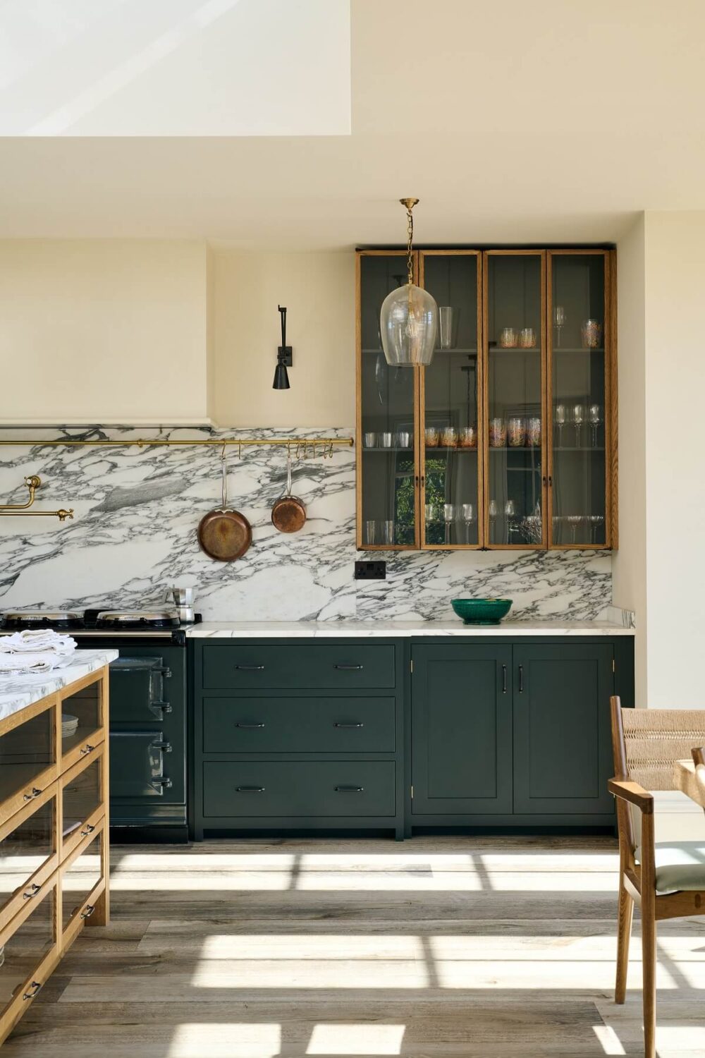 dark-green-devol-kitchen-glass-cabinet-island-nordroom