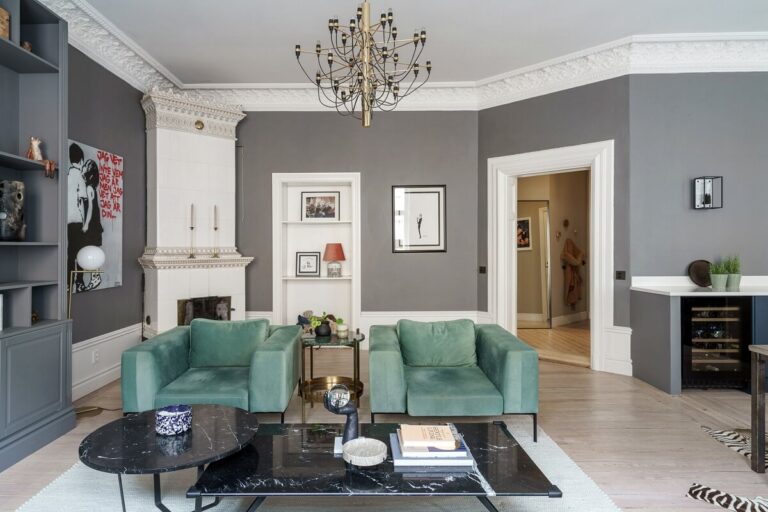 Beautiful view of Classic Nordic Apartment Renovation Design