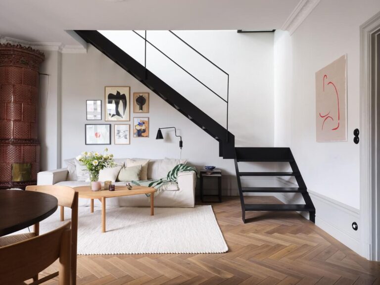 Photo inspiration: Visual Reference: A Stylish Nordic Apartment With Attic Bedroom