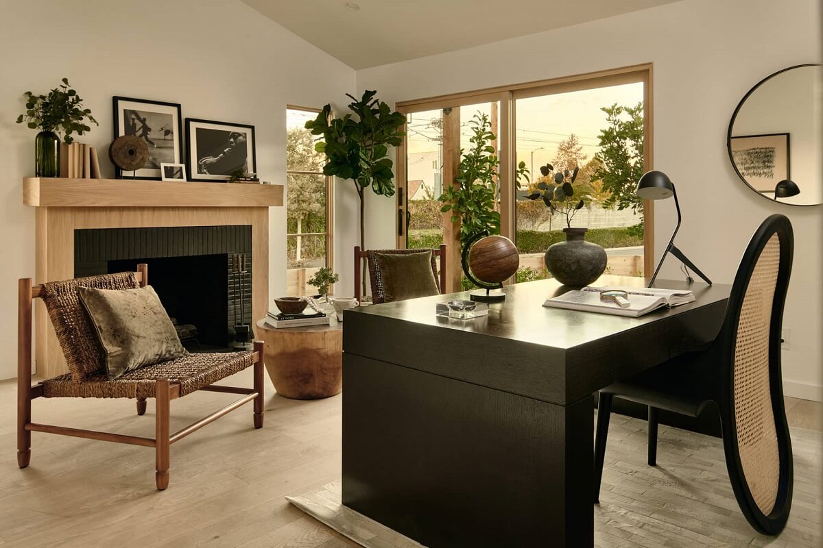 home-office-fireplace-los-angeles-bungalow-nordroom