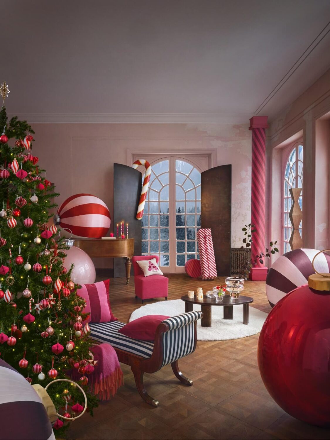 living-hm-home-christmas-collection-red-pink-nordroom