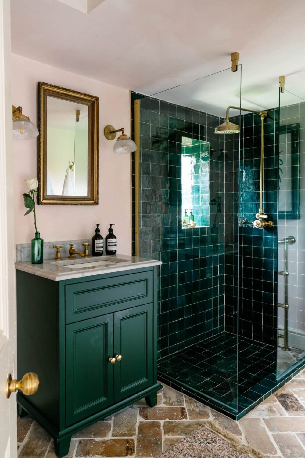 bathroom-shower-green-tiles-vanity-nordroom
