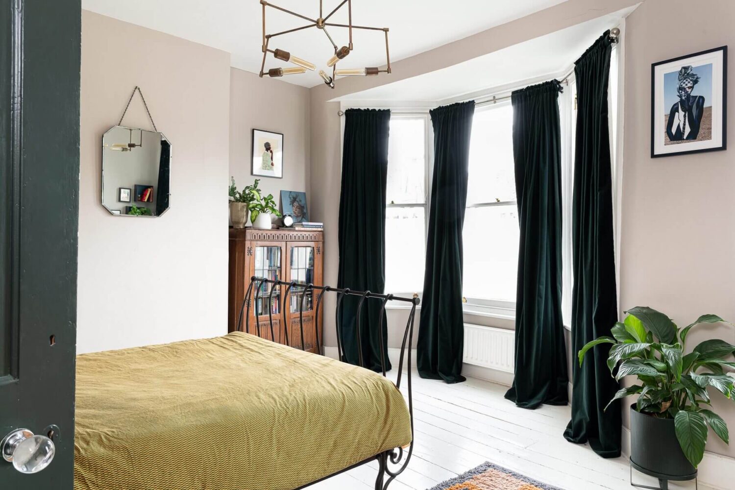 master-bedroom-deep-velvet-green-curtains-nordroom