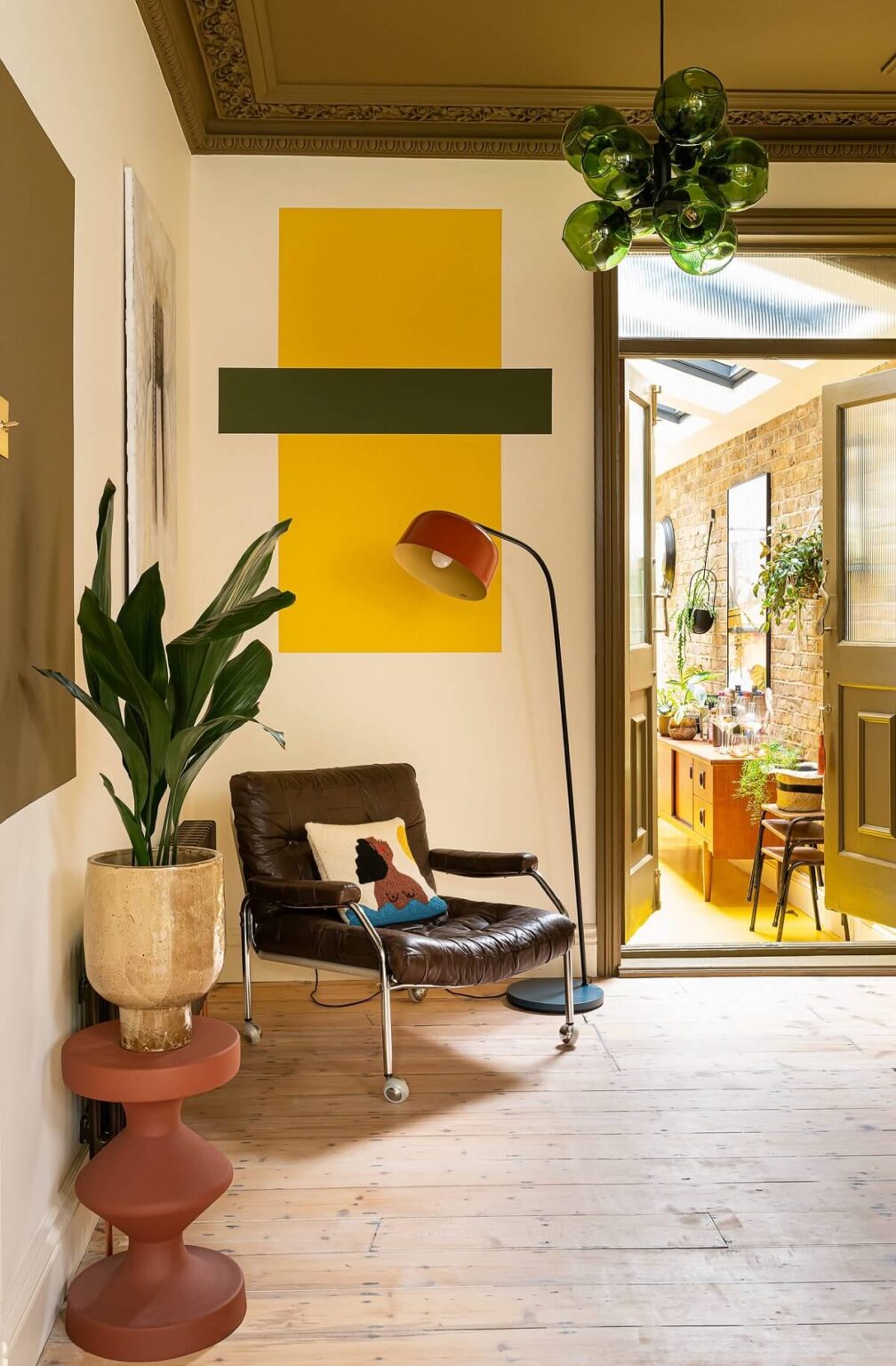 Color Blocked Walls in a Unique Victorian House - The Nordroom