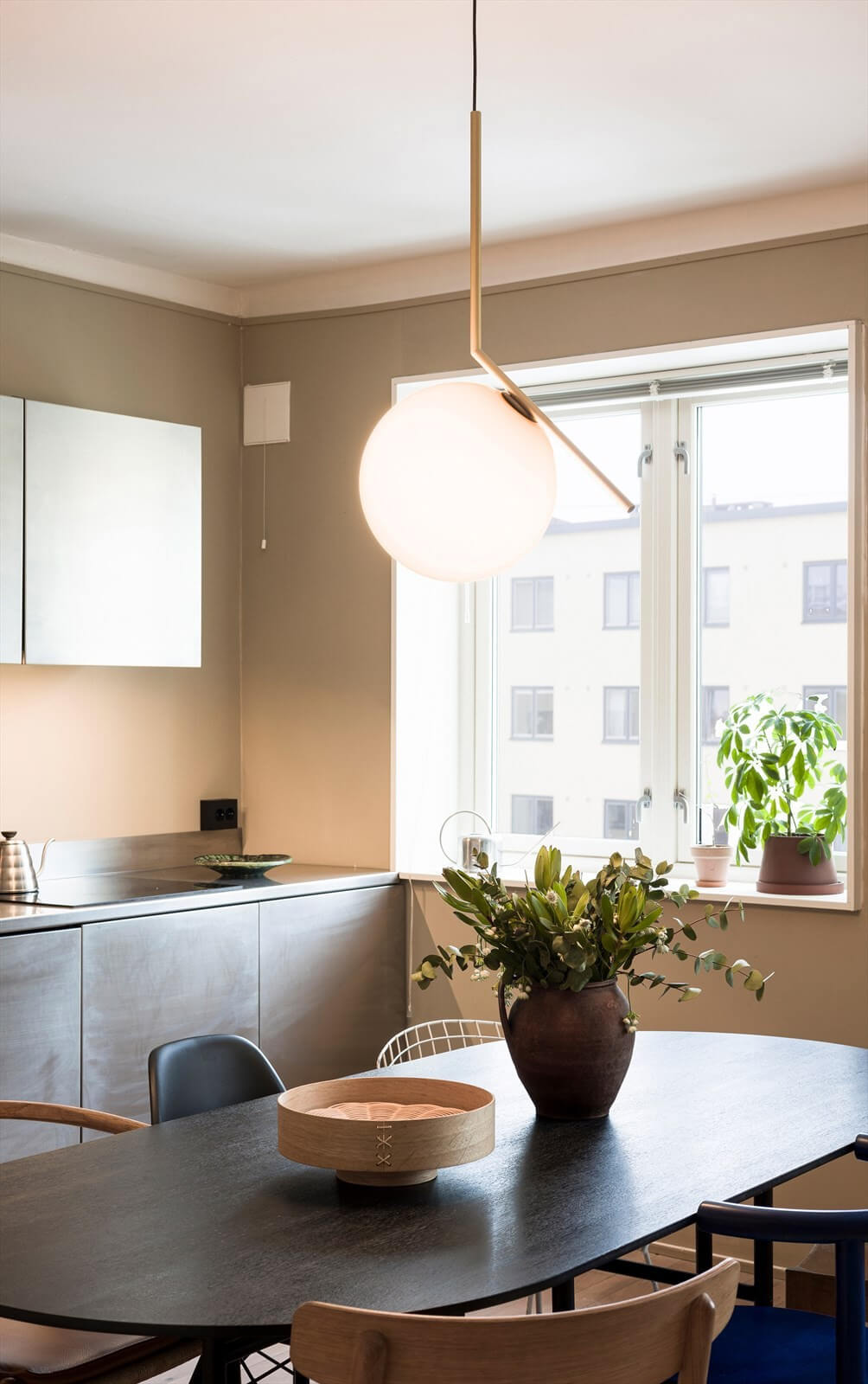 View of A Modern Oslo Apartment with Custom Furniture and Storage - The Nordroom