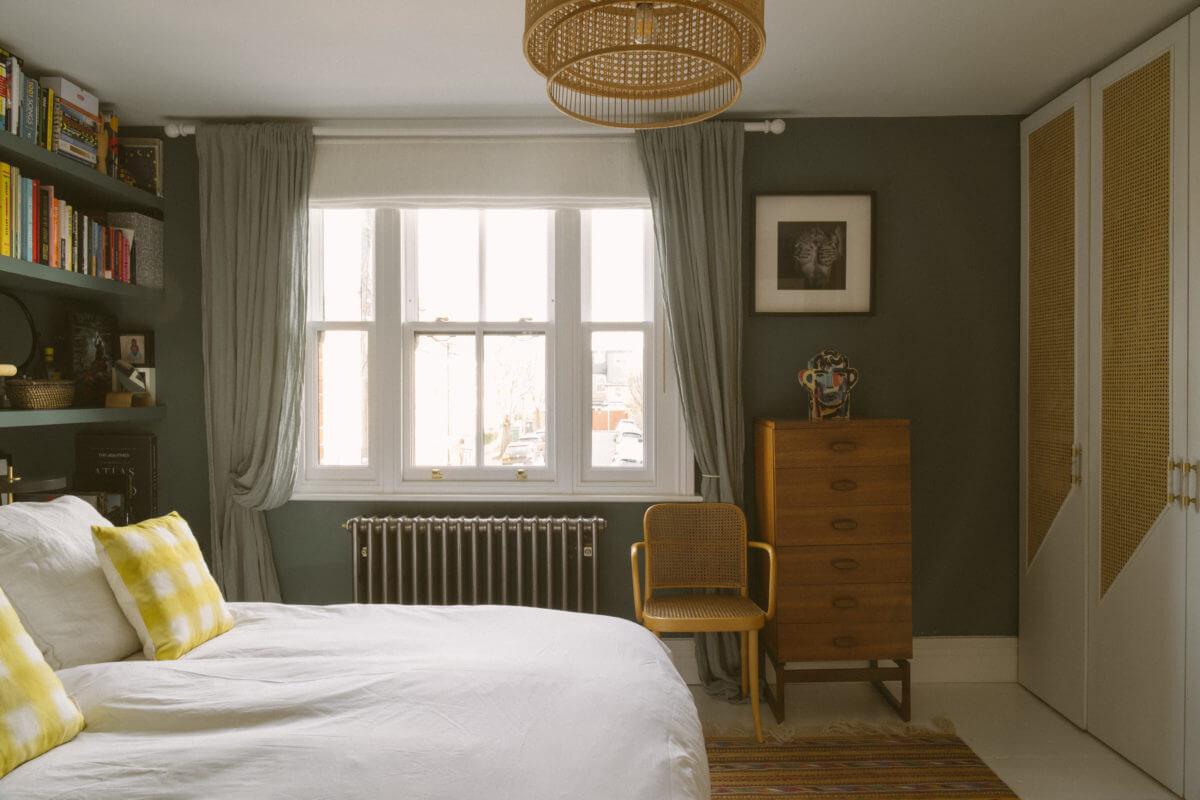 green-bedroom-wardrobes-cane-panels-nordroom