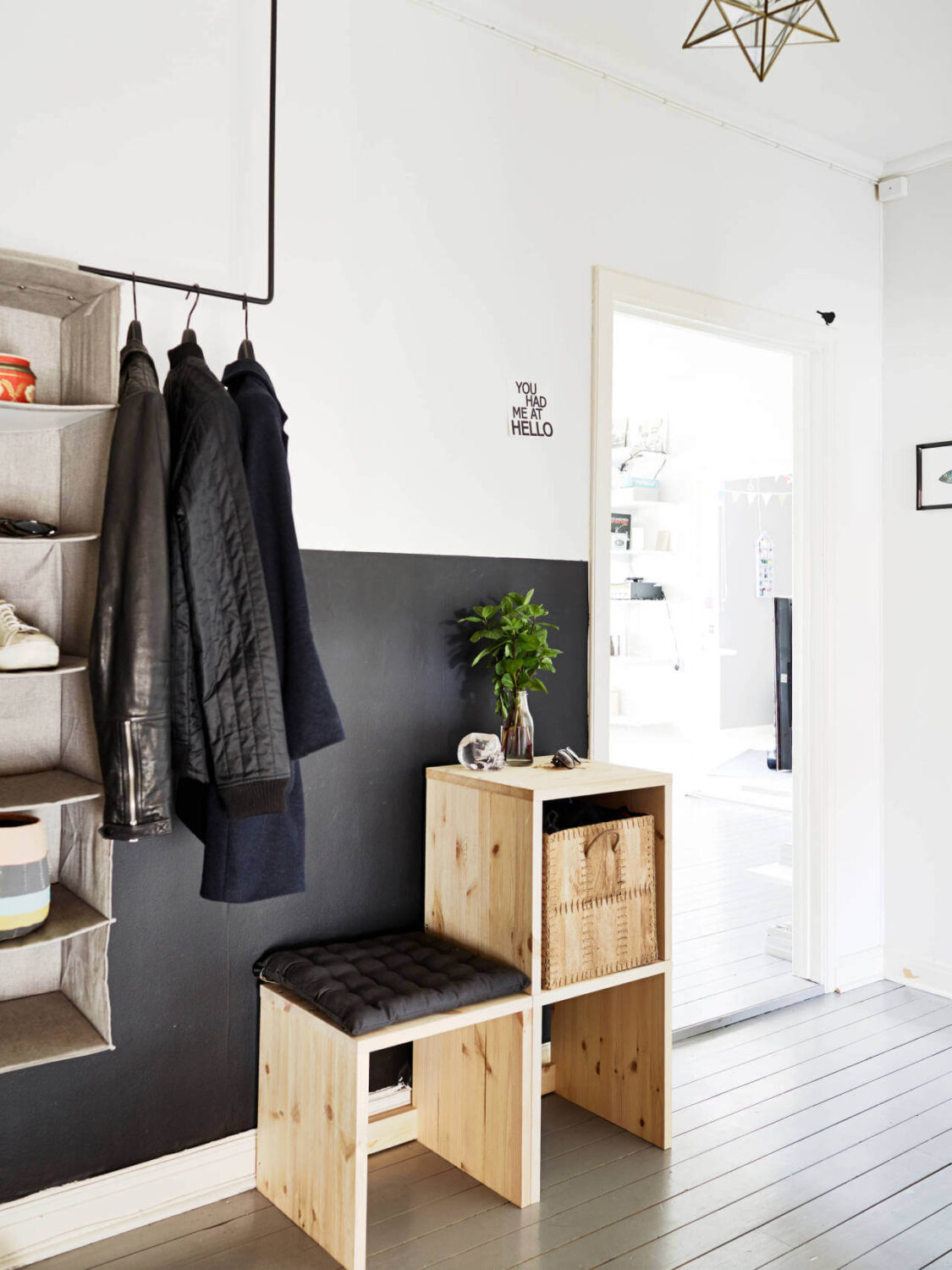 hallway-two-tone-wall-paint-ideas-black-white-nordroom