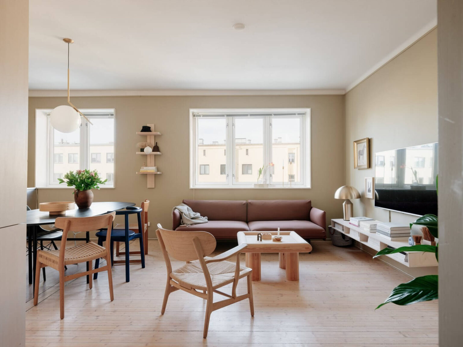 Image showcasing A Modern Oslo Apartment with Custom Furniture and Storage - The Nordroom
