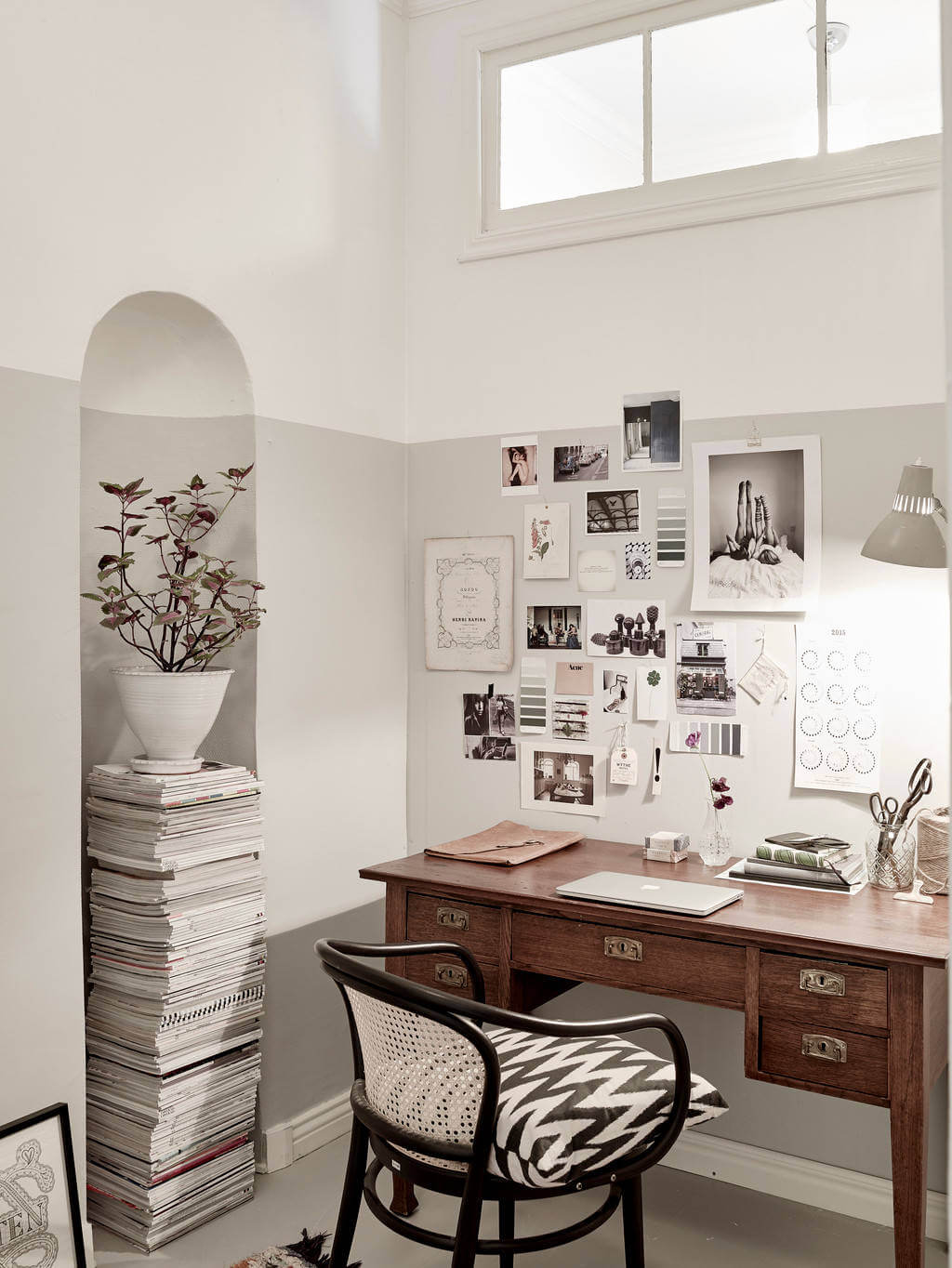 small-home-office-two-tone-wall-light-gray-white-antique-desk-nordroom