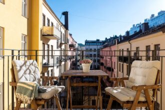 View of A Small Stockholm Apartment with Lovely Natural Light - The Nordroom