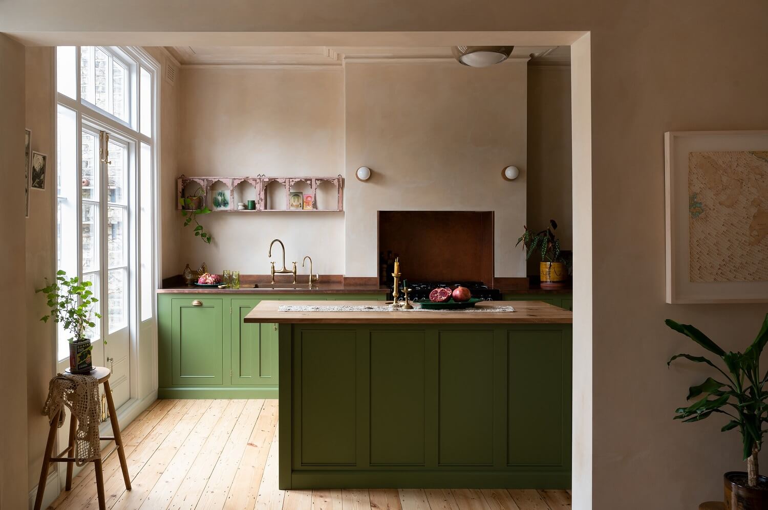 classic-english-kitchen-devol-green-cabinets-nordroom