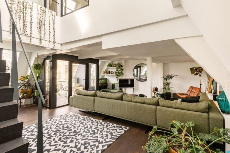 Picture of An Amsterdam Penthouse with Green Color Accents - The Nordroom