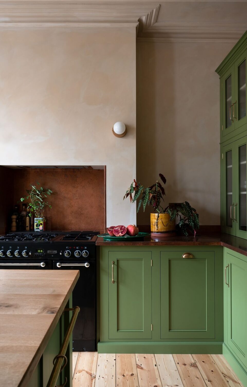 green-kitchen-cabinets-wooden-floor-nordroom